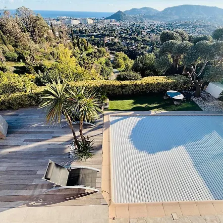 Les Amandines 110 M2 Swimming Pool, Sea View Air Conditioning Vila Mandelieu