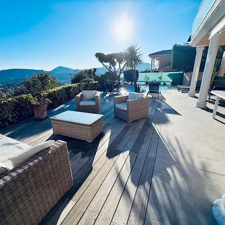 Les Amandines 110 M2 Swimming Pool, Sea View Air Conditioning * Mandelieu