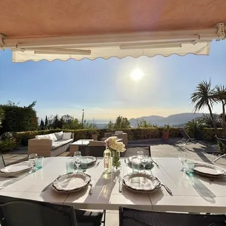 Les Amandines 110 M2 Swimming Pool, Sea View Air Conditioning Vila Mandelieu