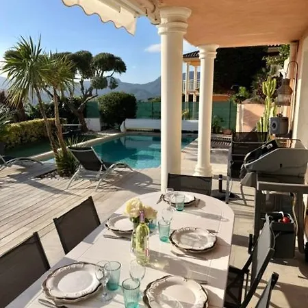 Les Amandines 110 M2 Swimming Pool, Sea View Air Conditioning Vila Mandelieu