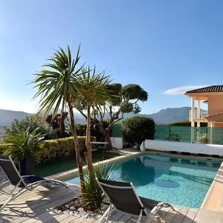 Les Amandines 110 M2 Swimming Pool, Sea View Air Conditioning Vila *