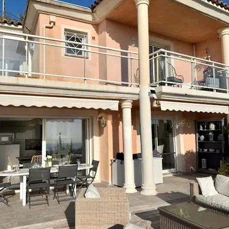Les Amandines 110 M2 Swimming Pool, Sea View Air Conditioning Vila *