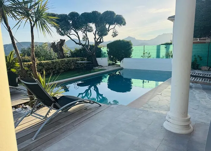 Villa Les Amandines 110 M2 Swimming Pool, Sea View Air Conditioning *