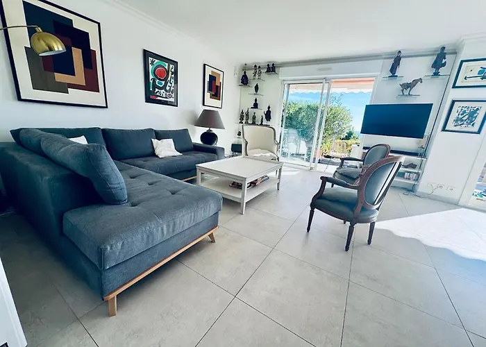 Villa Les Amandines 110 M2 Swimming Pool, Sea View Air Conditioning Mandelieu