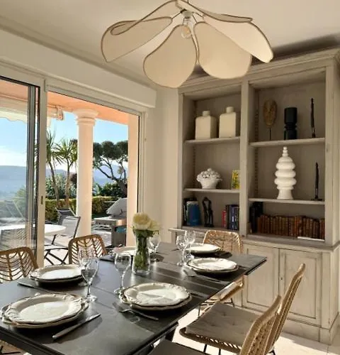 Les Amandines 110 M2 Swimming Pool, Sea View Air Conditioning Villa *