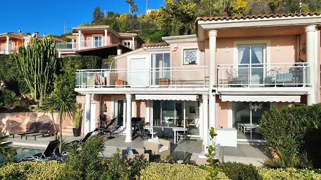 Les Amandines 110 M2 Swimming Pool, Sea View Air Conditioning Villa Mandelieu