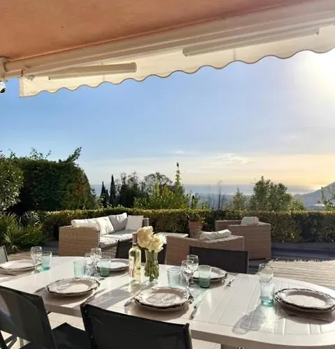 Les Amandines 110 M2 Swimming Pool, Sea View Air Conditioning Villa *