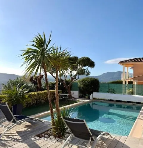 Les Amandines 110 M2 Swimming Pool, Sea View Air Conditioning Villa *