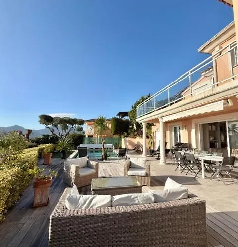 Les Amandines 110 M2 Swimming Pool, Sea View Air Conditioning Villa *